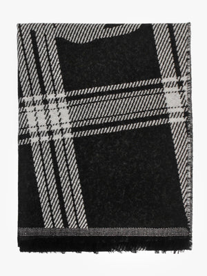 Vivienne Westwood Unisex Double Face Tartan Black Scarf