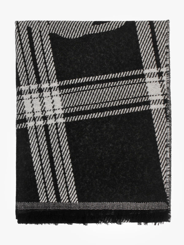 Vivienne Westwood Unisex Double Face Tartan Black Scarf