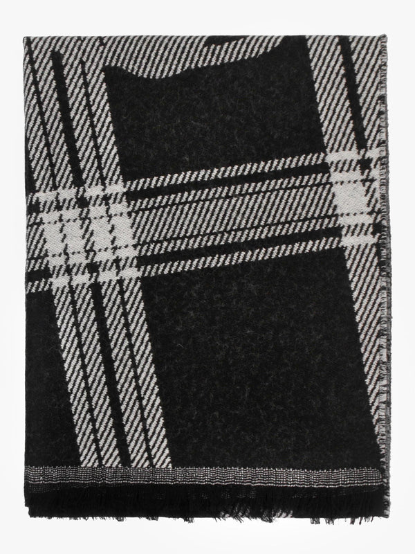 Vivienne Westwood Unisex Double Face Tartan Black Scarf