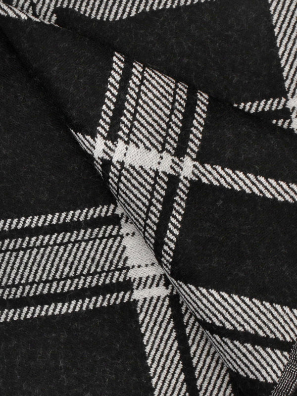 Vivienne Westwood Unisex Double Face Tartan Black Scarf