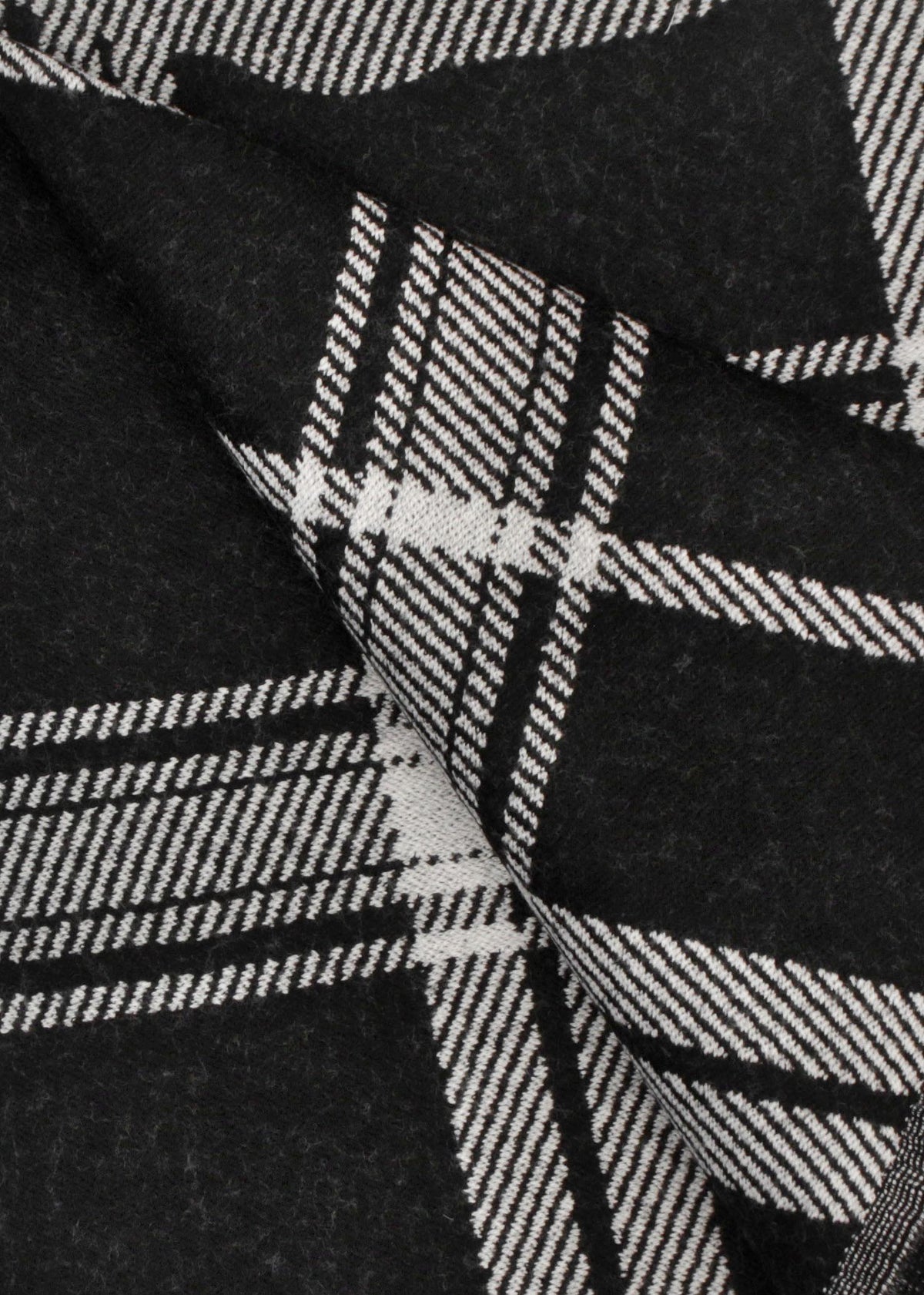 Vivienne Westwood Unisex Double Face Tartan Black Scarf