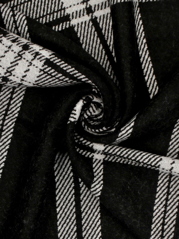 Vivienne Westwood Unisex Double Face Tartan Black Scarf
