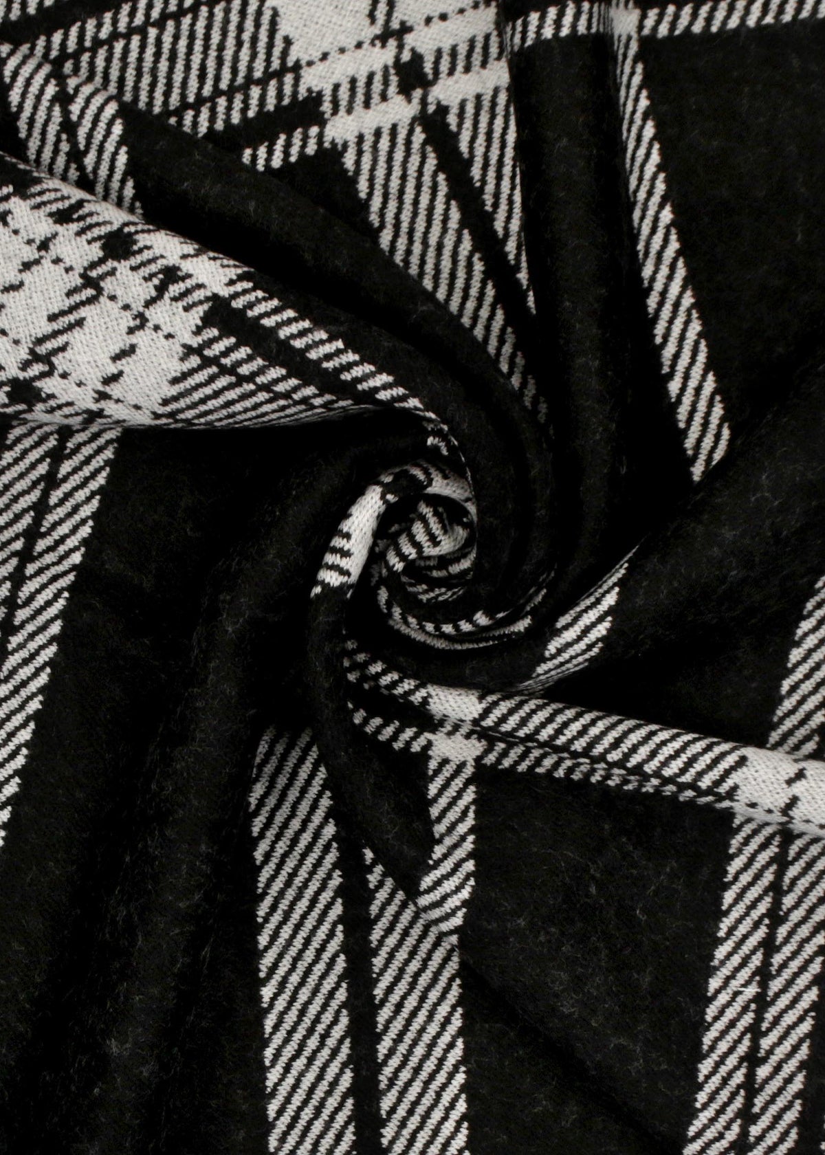 Vivienne Westwood Unisex Double Face Tartan Black Scarf
