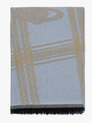 Vivienne Westwood Unisex Double Face Tartan Blue Scarf