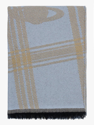 Vivienne Westwood Unisex Double Face Tartan Blue Scarf