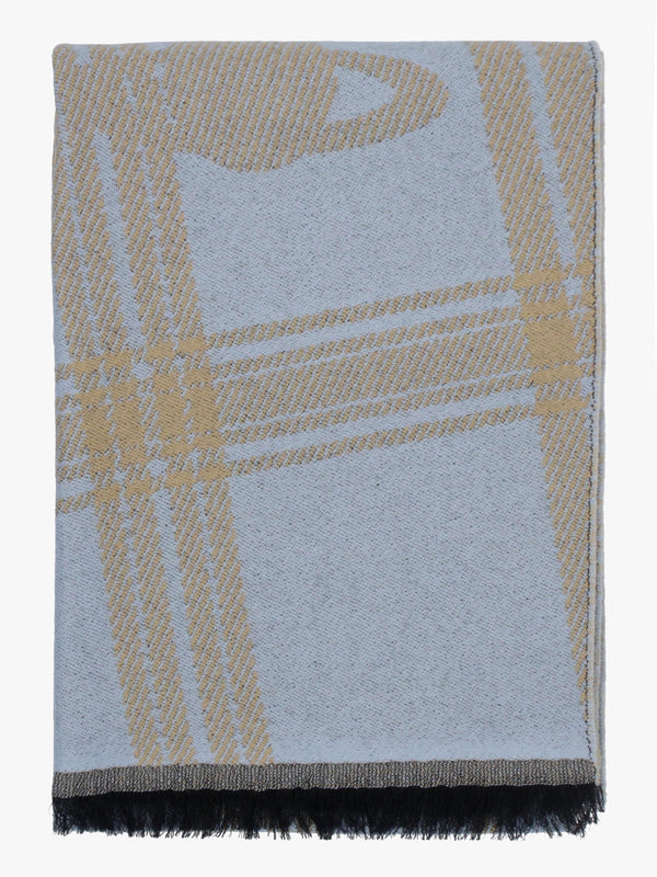 Vivienne Westwood Unisex Double Face Tartan Blue Scarf