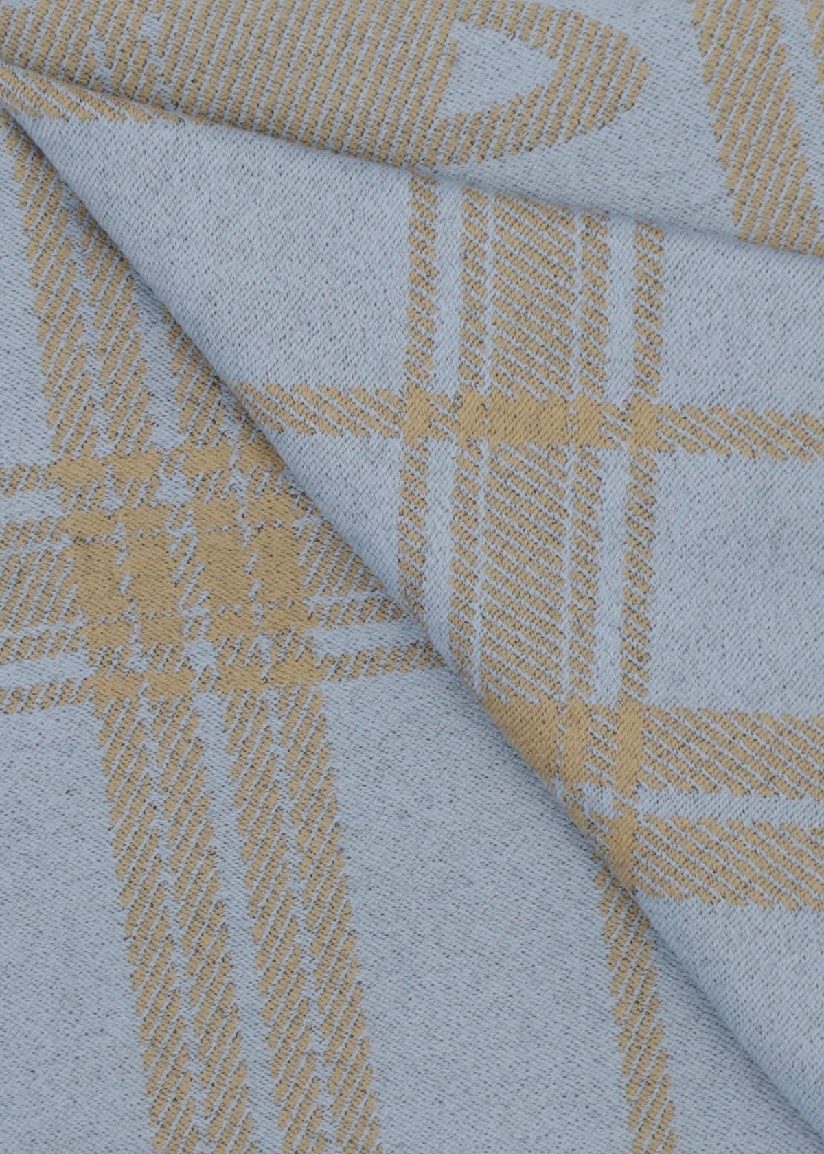 Vivienne Westwood Unisex Double Face Tartan Blue Scarf