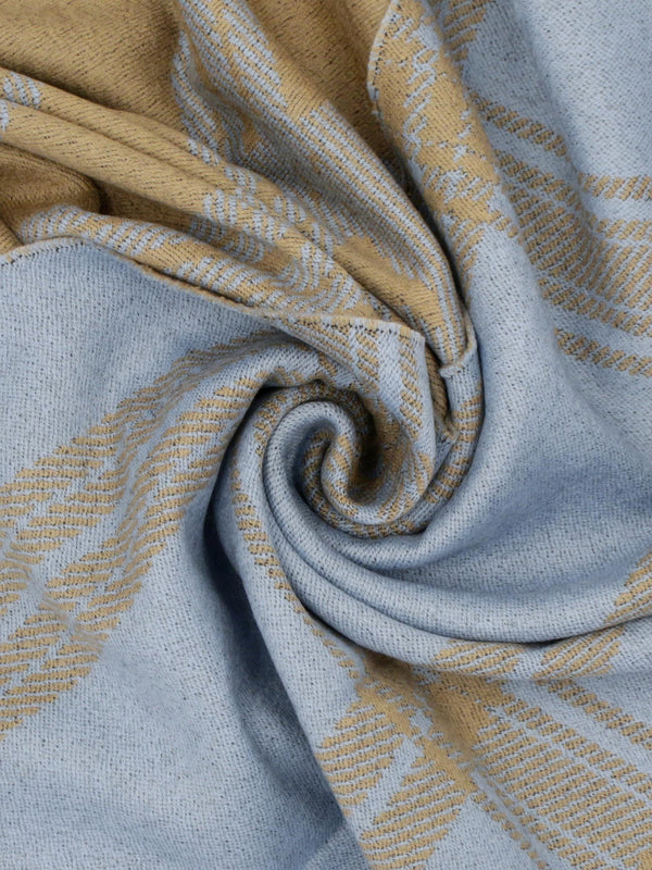 Vivienne Westwood Unisex Double Face Tartan Blue Scarf