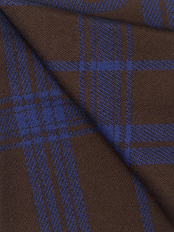 Vivienne Westwood Unisex Double Face Tartan Brown Scarf