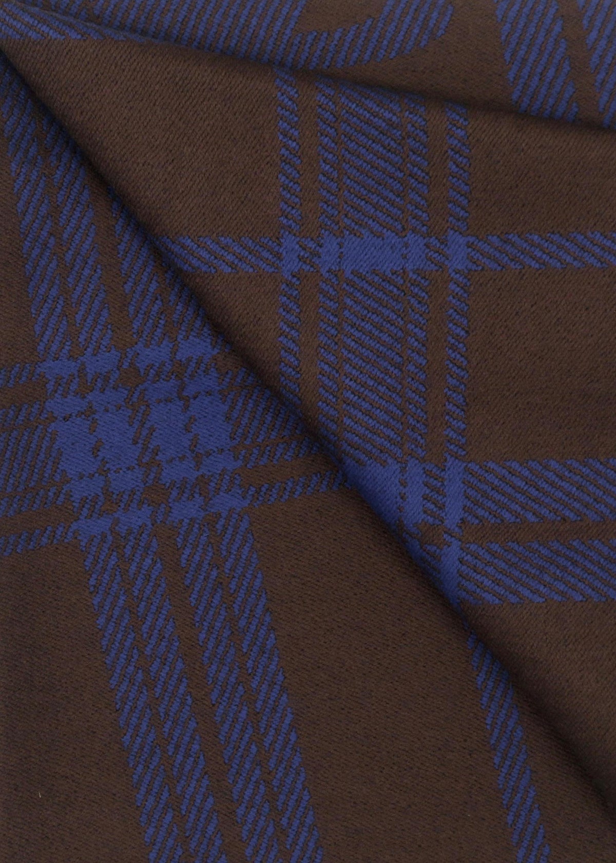 Vivienne Westwood Unisex Double Face Tartan Brown Scarf