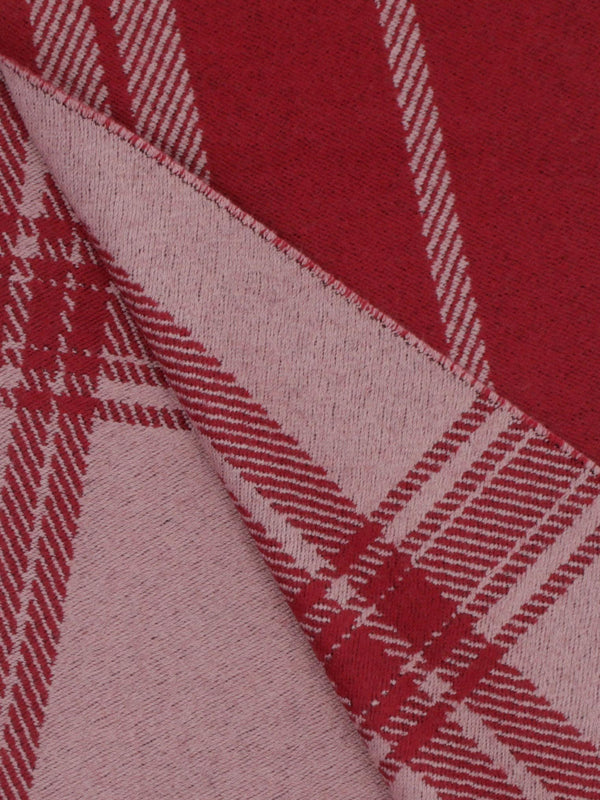 Vivienne Westwood Unisex Double Face Tartan Red Scarf