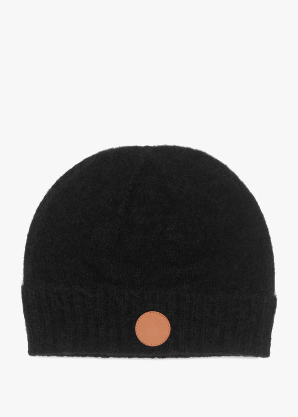 Vivienne Westwood Unisex Fluffy Black Beanie Hat