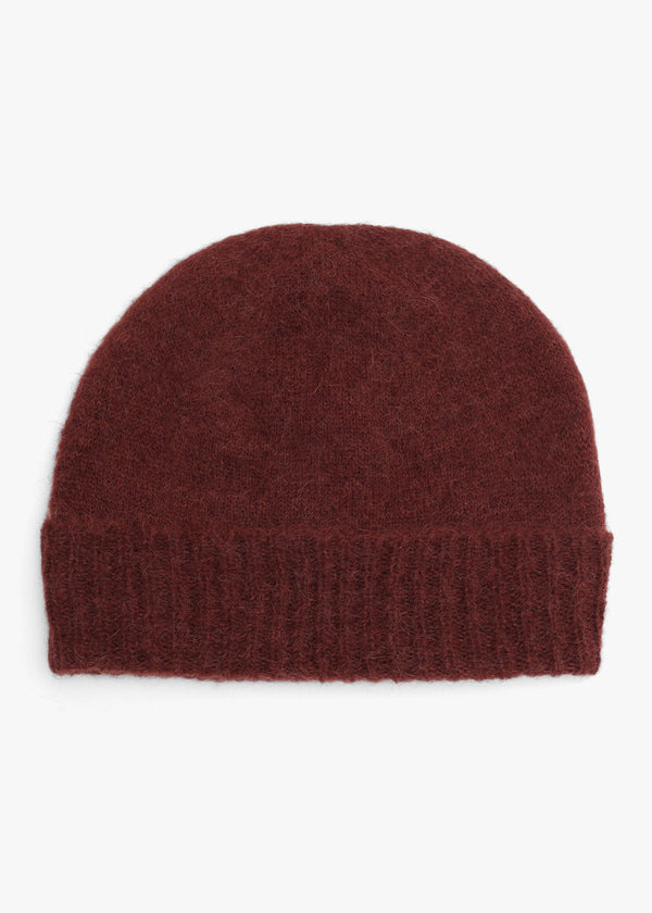 Unisex Fluffy Tobacco Beanie Hat