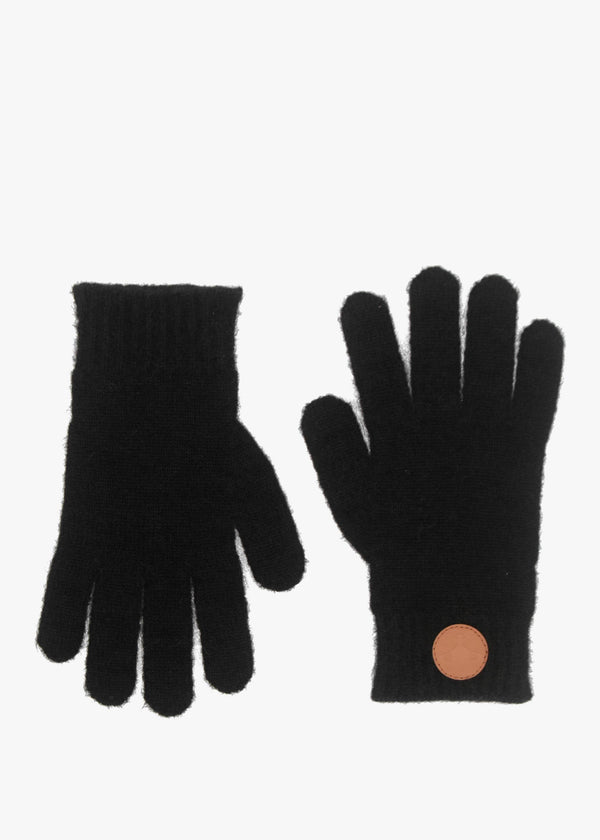 Vivienne Westwood Unisex Fluffy Black Gloves