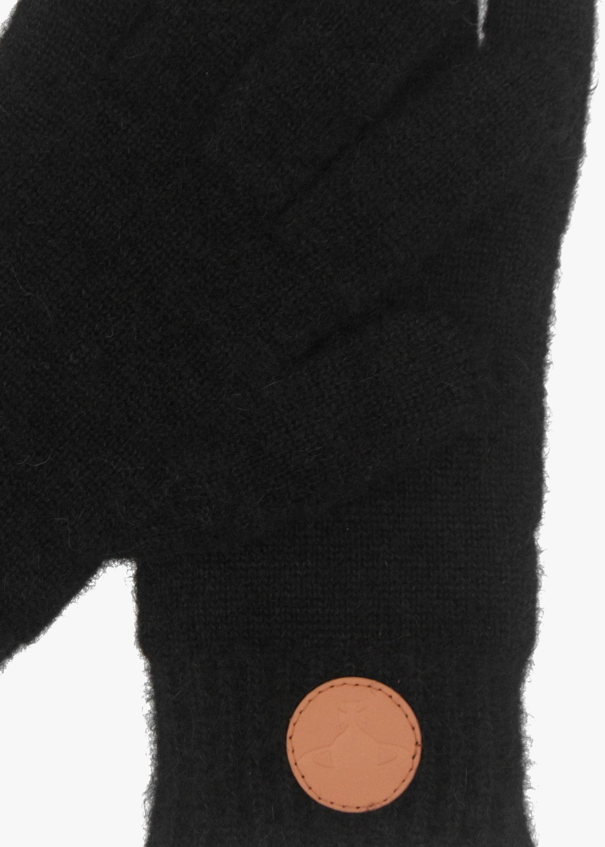 Vivienne Westwood Unisex Fluffy Black Gloves