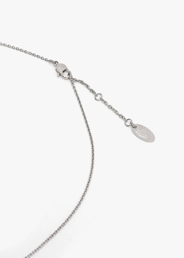 Grace Petite Light Rose Crystal Pendant Necklace