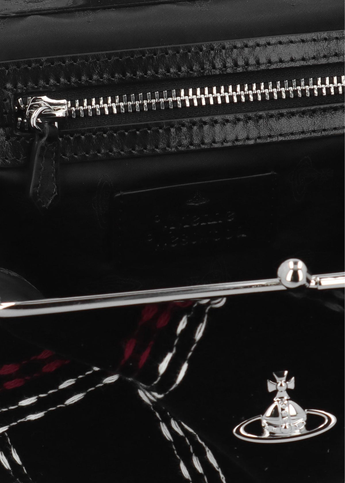 Vivienne Westwood Granny Frame Black Multicolour Purse