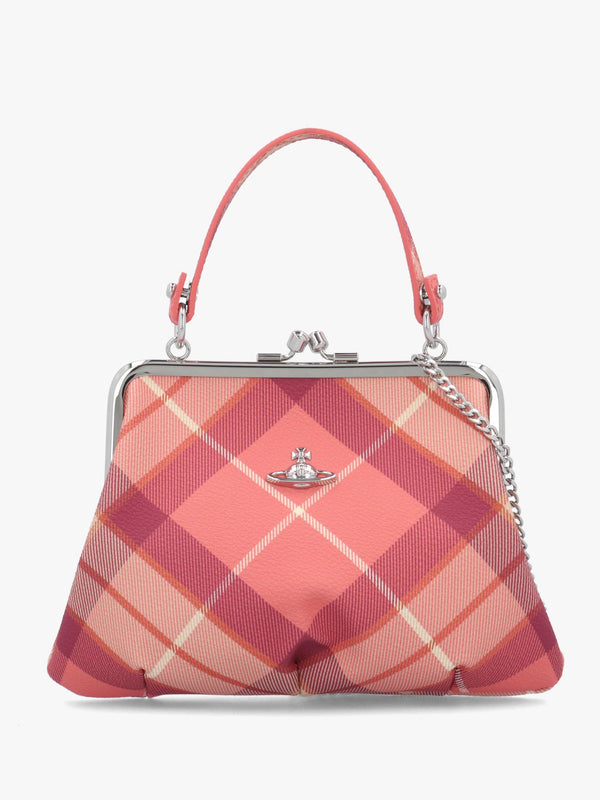 VW GRANNY FRAME PURSE NEW - Pink Fabric