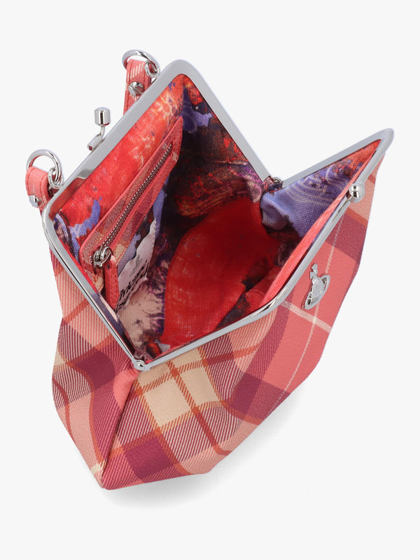 VW GRANNY FRAME PURSE NEW - Pink Fabric