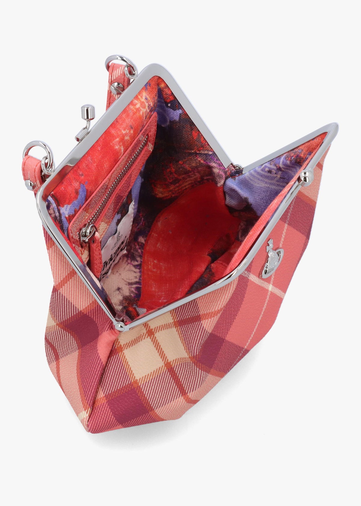 VW GRANNY FRAME PURSE NEW - Pink Fabric