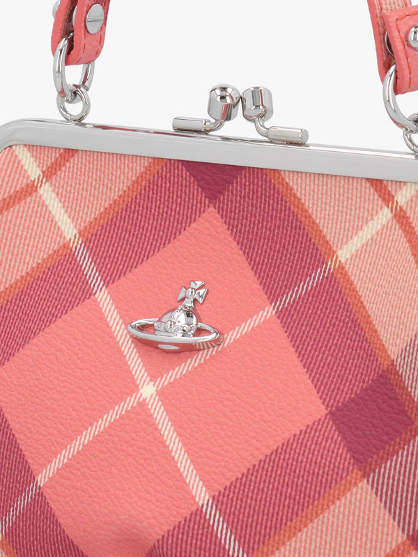 VW GRANNY FRAME PURSE NEW - Pink Fabric
