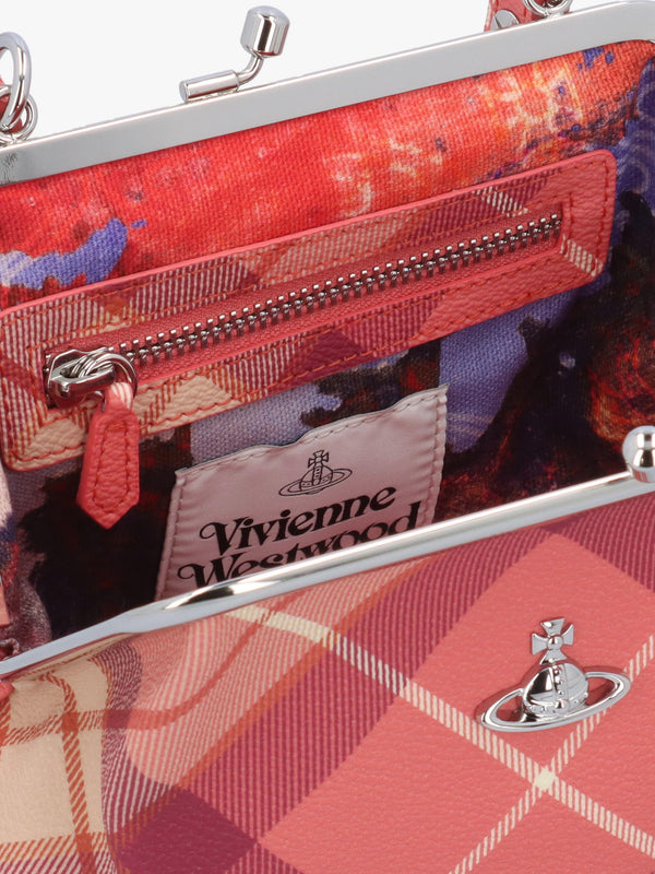 VW GRANNY FRAME PURSE NEW - Pink Fabric