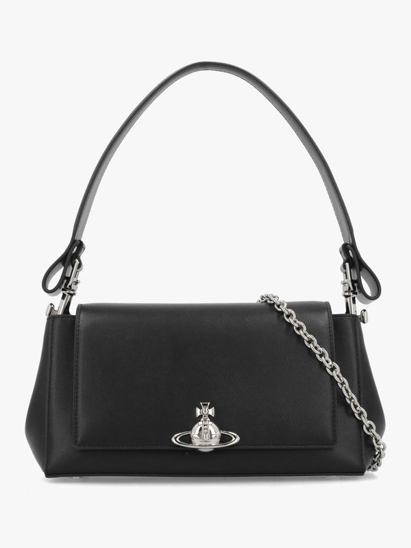 Vivienne Westwood Hazel Medium II Black Shoulder Bag