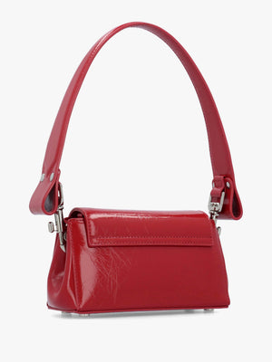 Vivienne Westwood Hazel Small Red Naplak Leather Shoulder Bag
