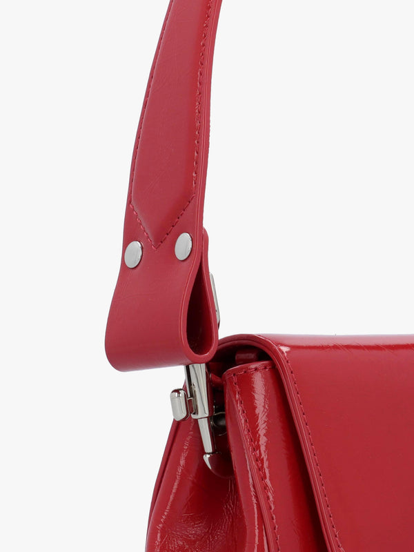 Vivienne Westwood Hazel Small Red Naplak Leather Shoulder Bag