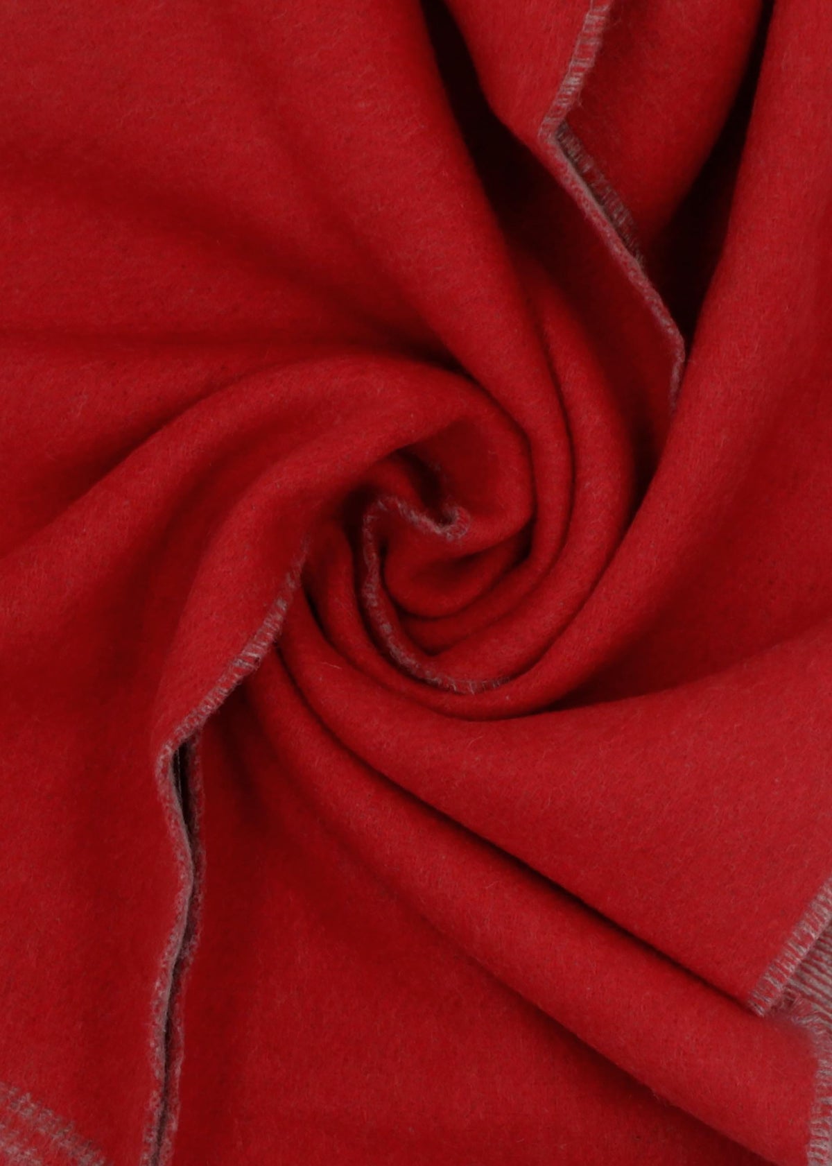 Unisex Double Face Grey Wool Scarf