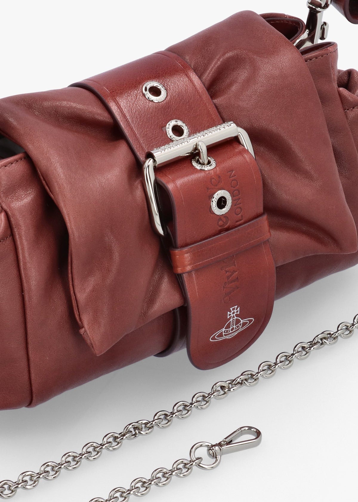 Hazel Treasure Chestnut Leather Shoulder Bag