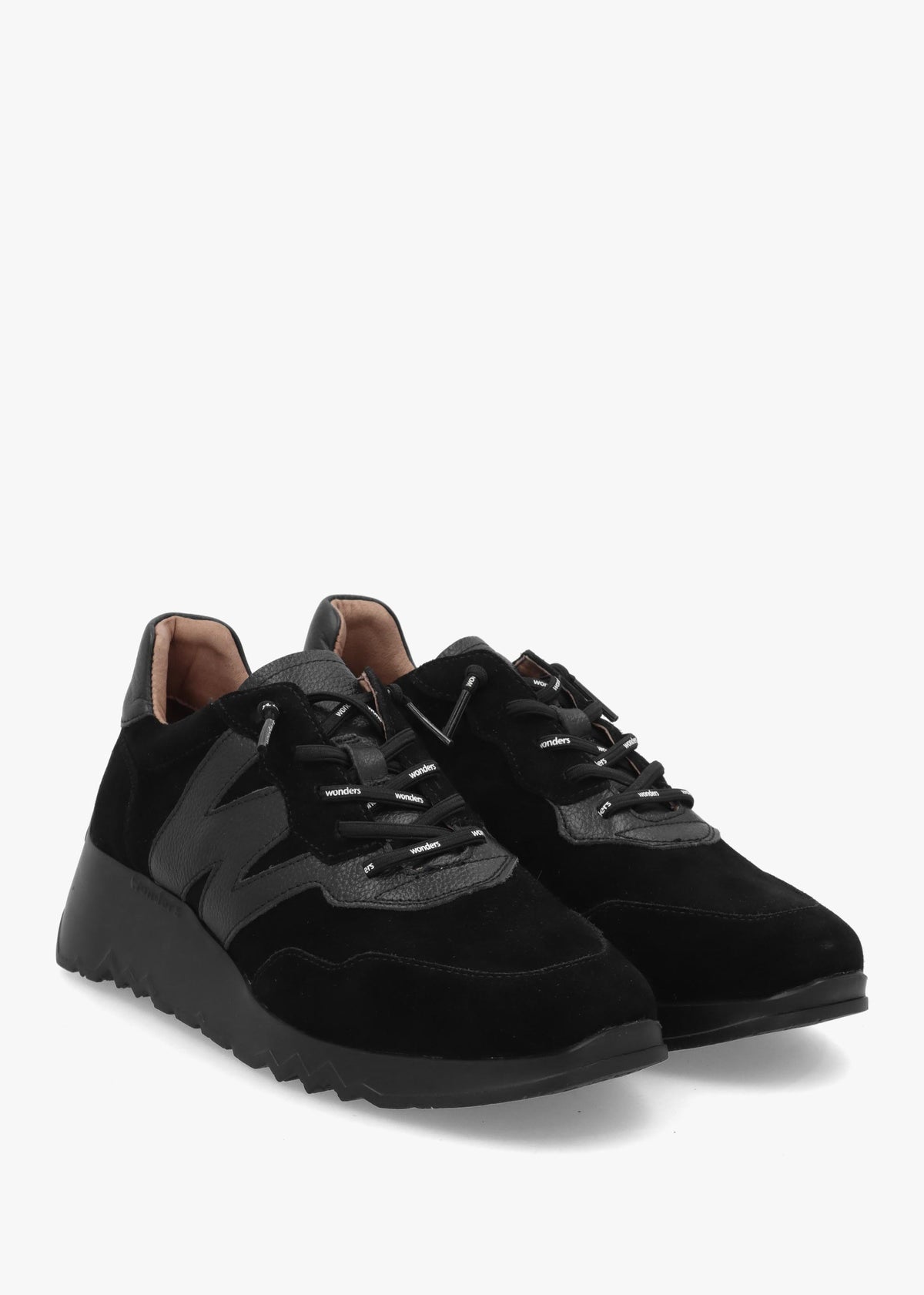 Michael Kors Kyoto 81 Black Suede Low Wedge Trainers