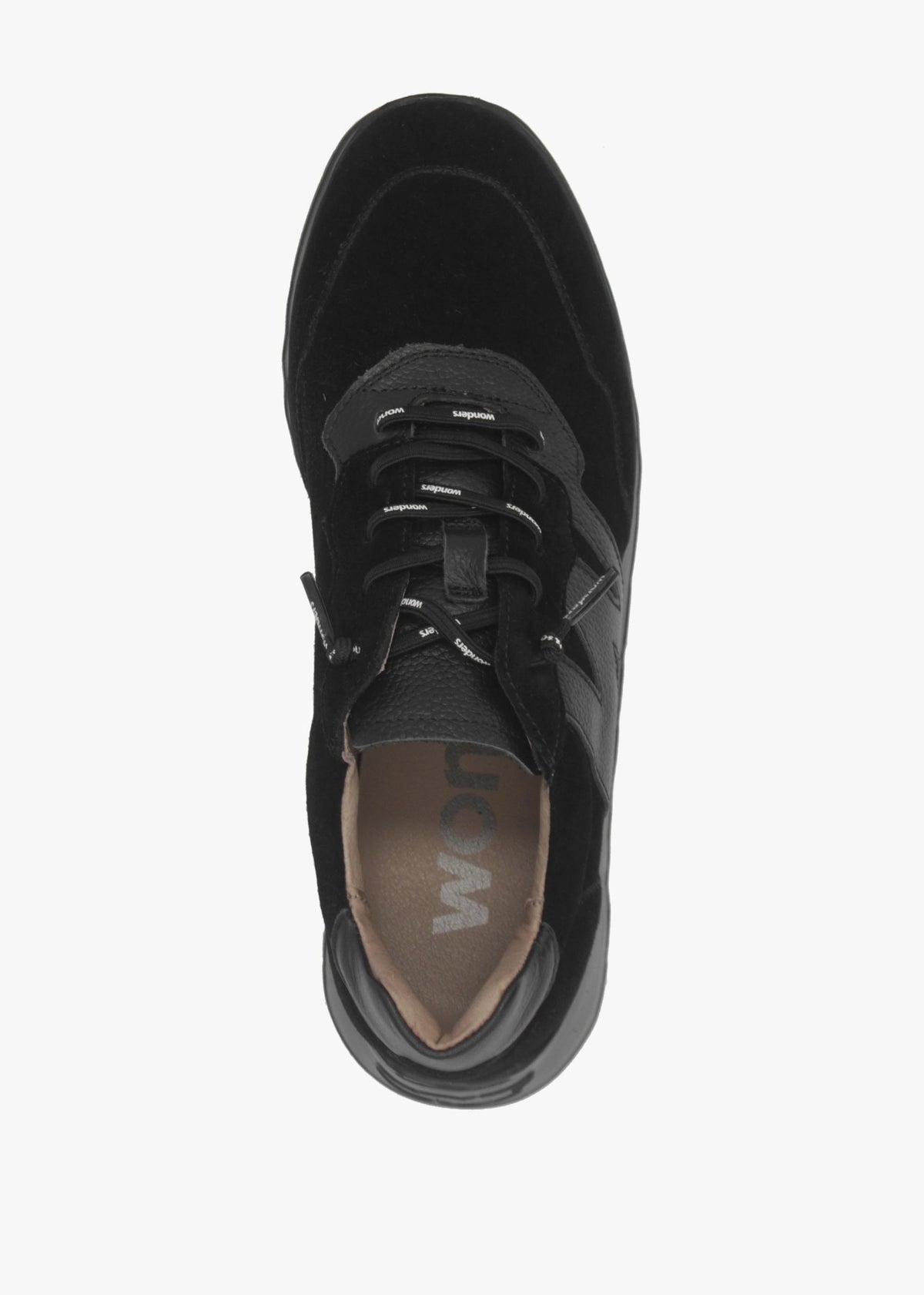 Michael Kors Kyoto 81 Black Suede Low Wedge Trainers