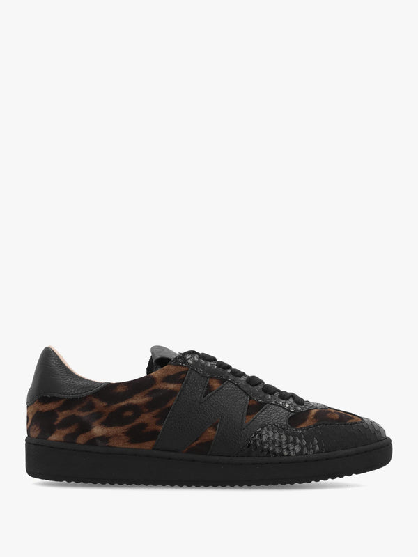 Wonders Nubia 10 Animal Print Low Profile Trainers