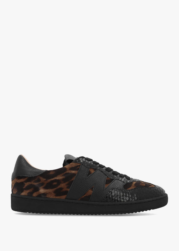 Wonders Nubia 10 Animal Print Low Profile Trainers