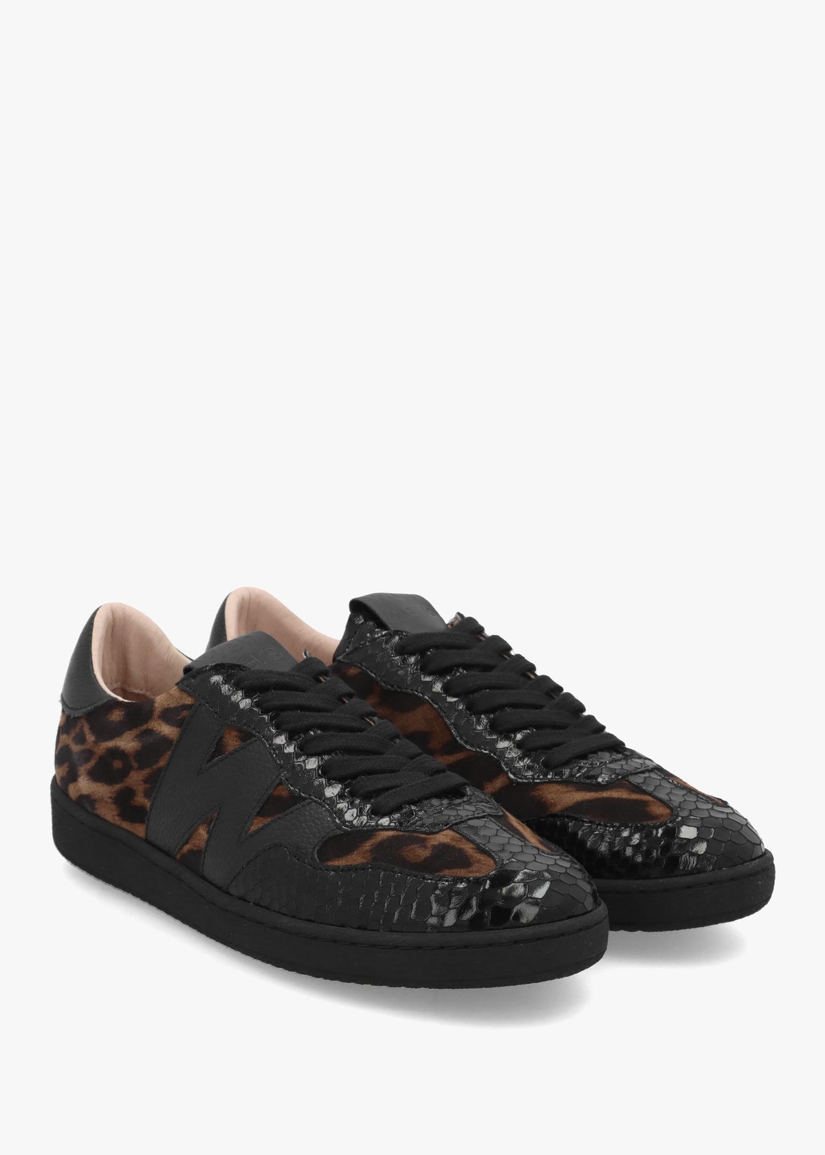 Wonders Nubia 10 Animal Print Low Profile Trainers