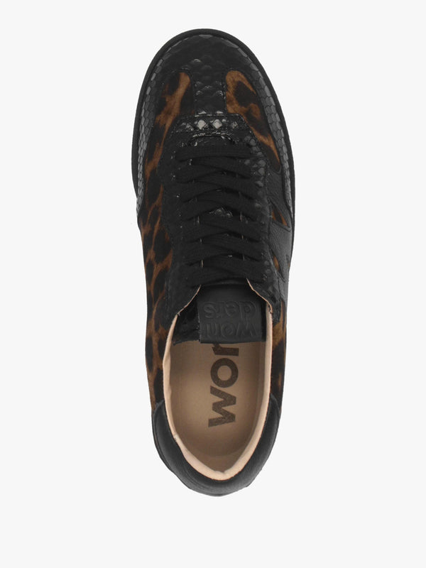 Wonders Nubia 10 Animal Print Low Profile Trainers