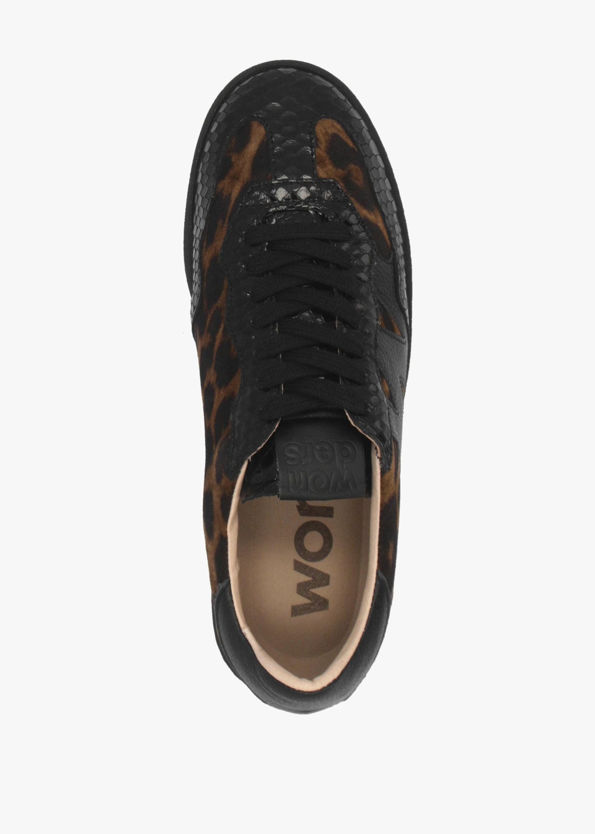 Wonders Nubia 10 Animal Print Low Profile Trainers