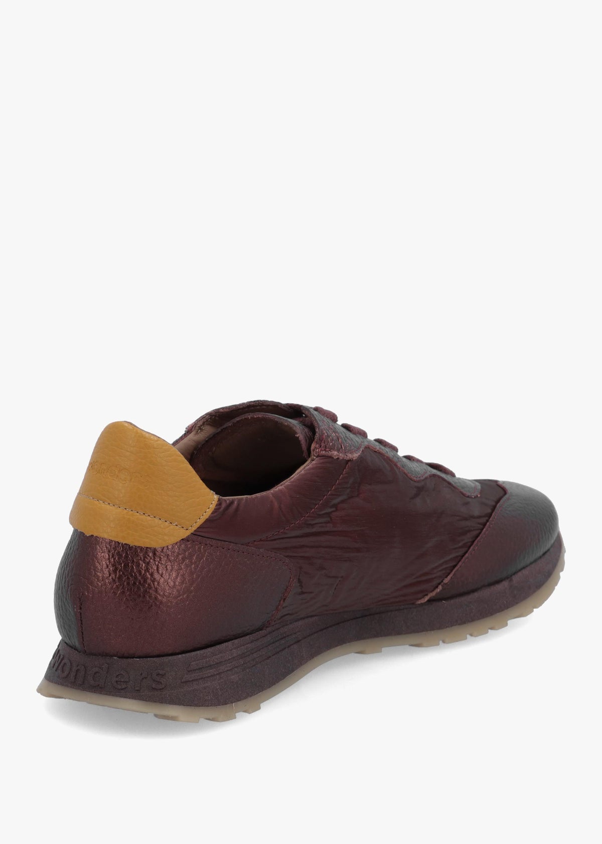 Wonders Towanda 10 Burgundy Leather Trainers
