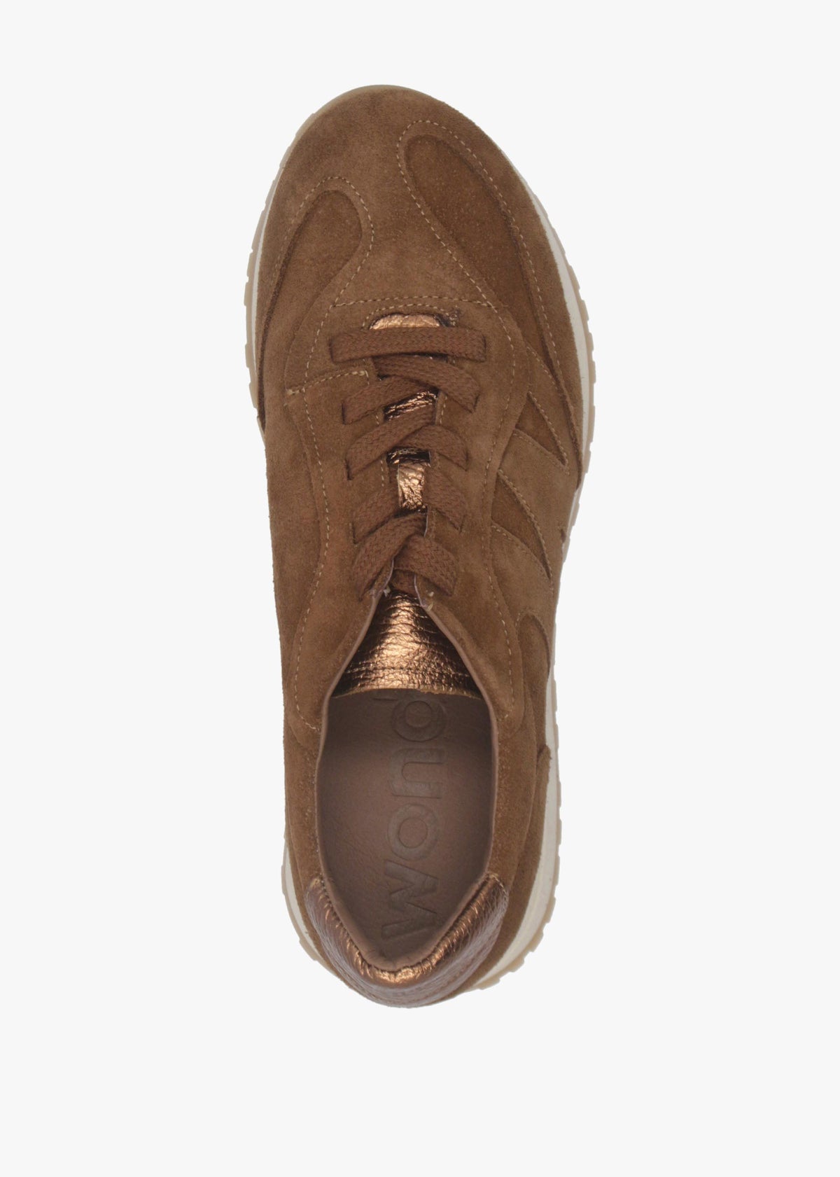 A-4811 Tan Suede Sporty Trainers
