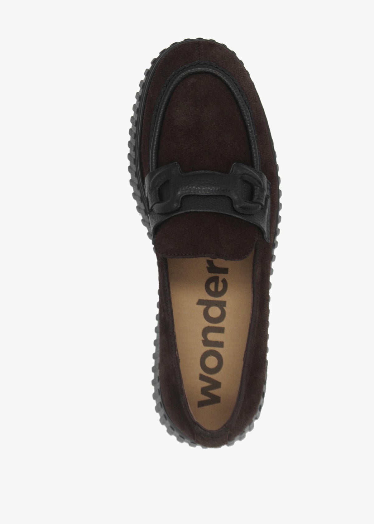 Wonders Xfly 03 Dark Brown Suede Loafers