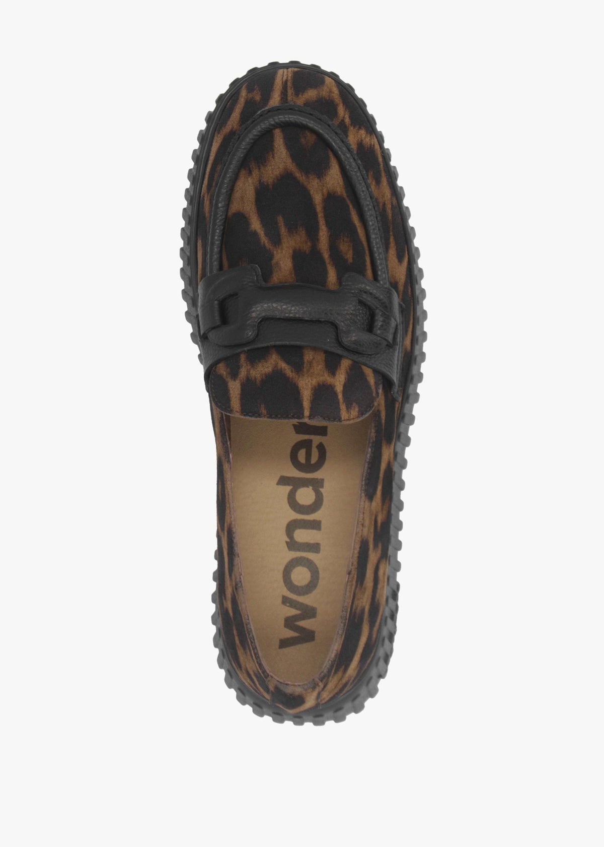 A-5203 Leopard Suede Loafers