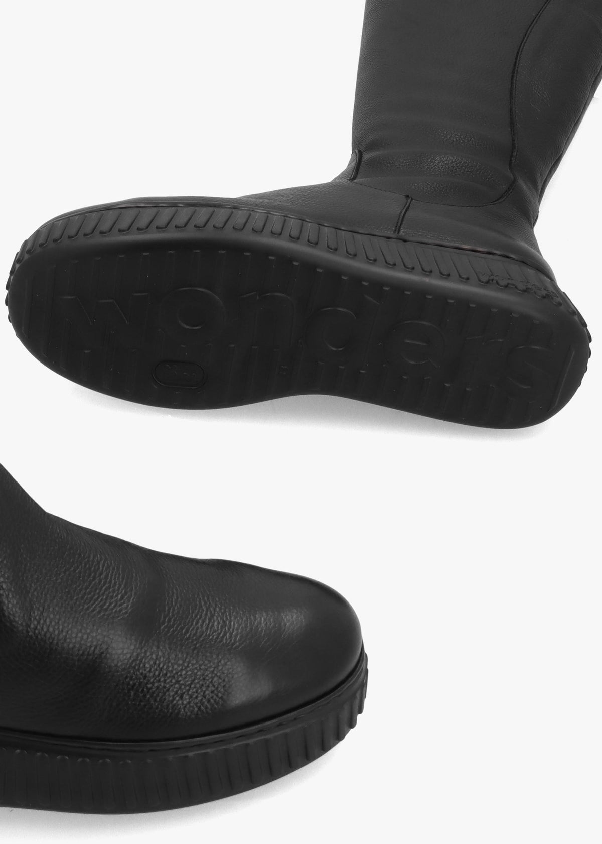 Wonders XFLY 04 Black Leather Knee Boots