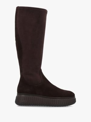 Wonders XFLY 04 Brown Suede Knee Boots