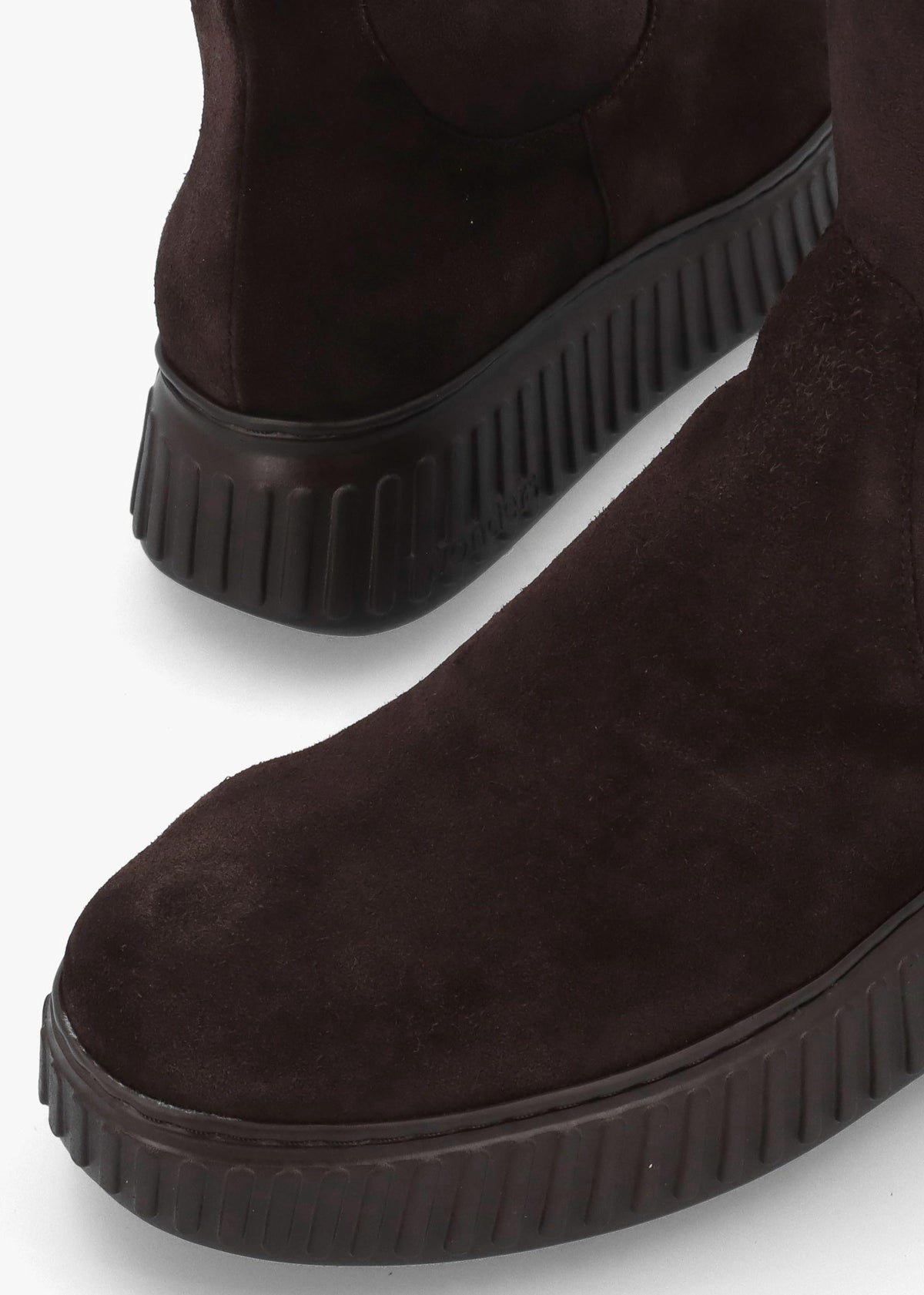 Wonders XFLY 04 Brown Suede Knee Boots