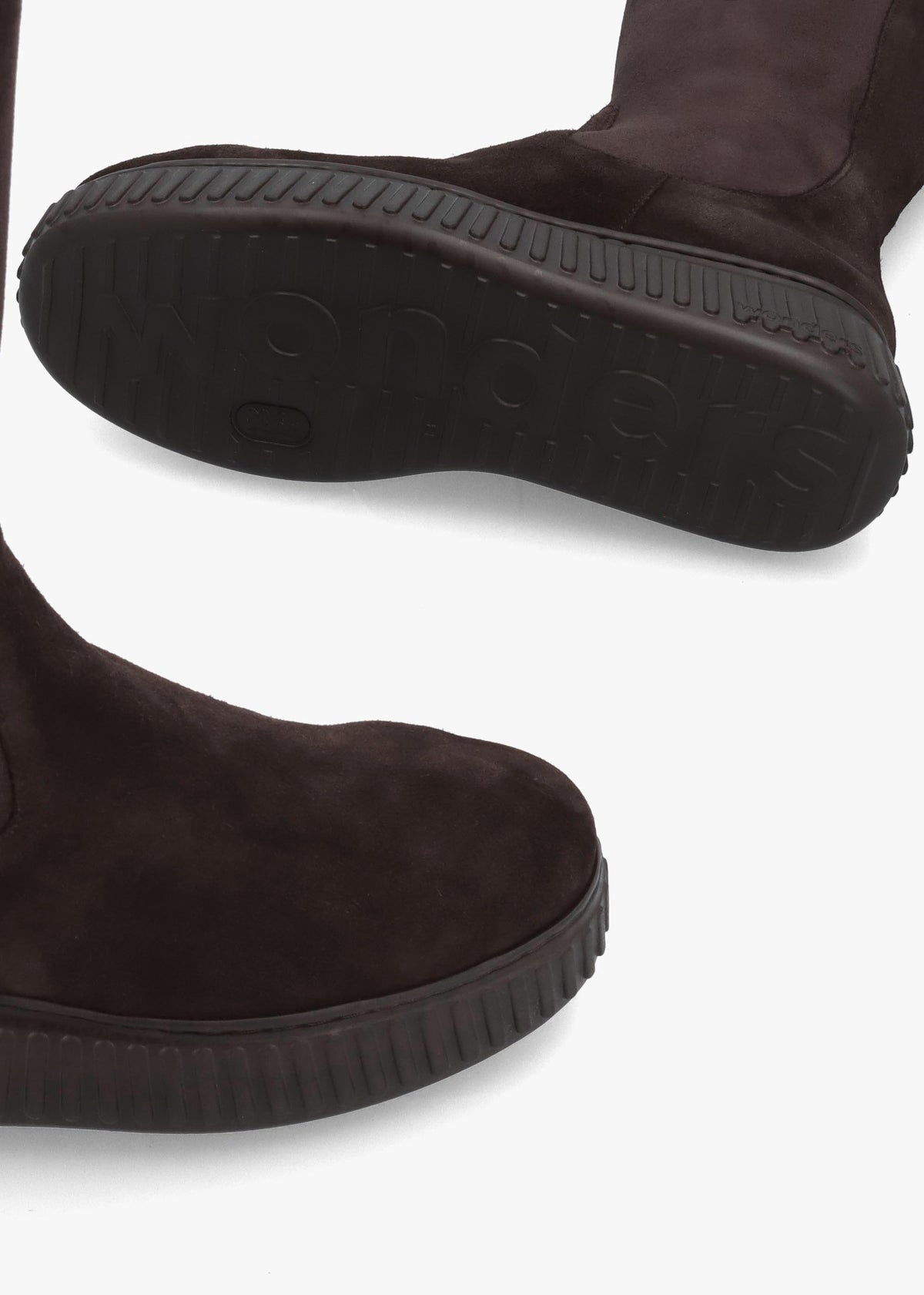 Wonders XFLY 04 Brown Suede Knee Boots